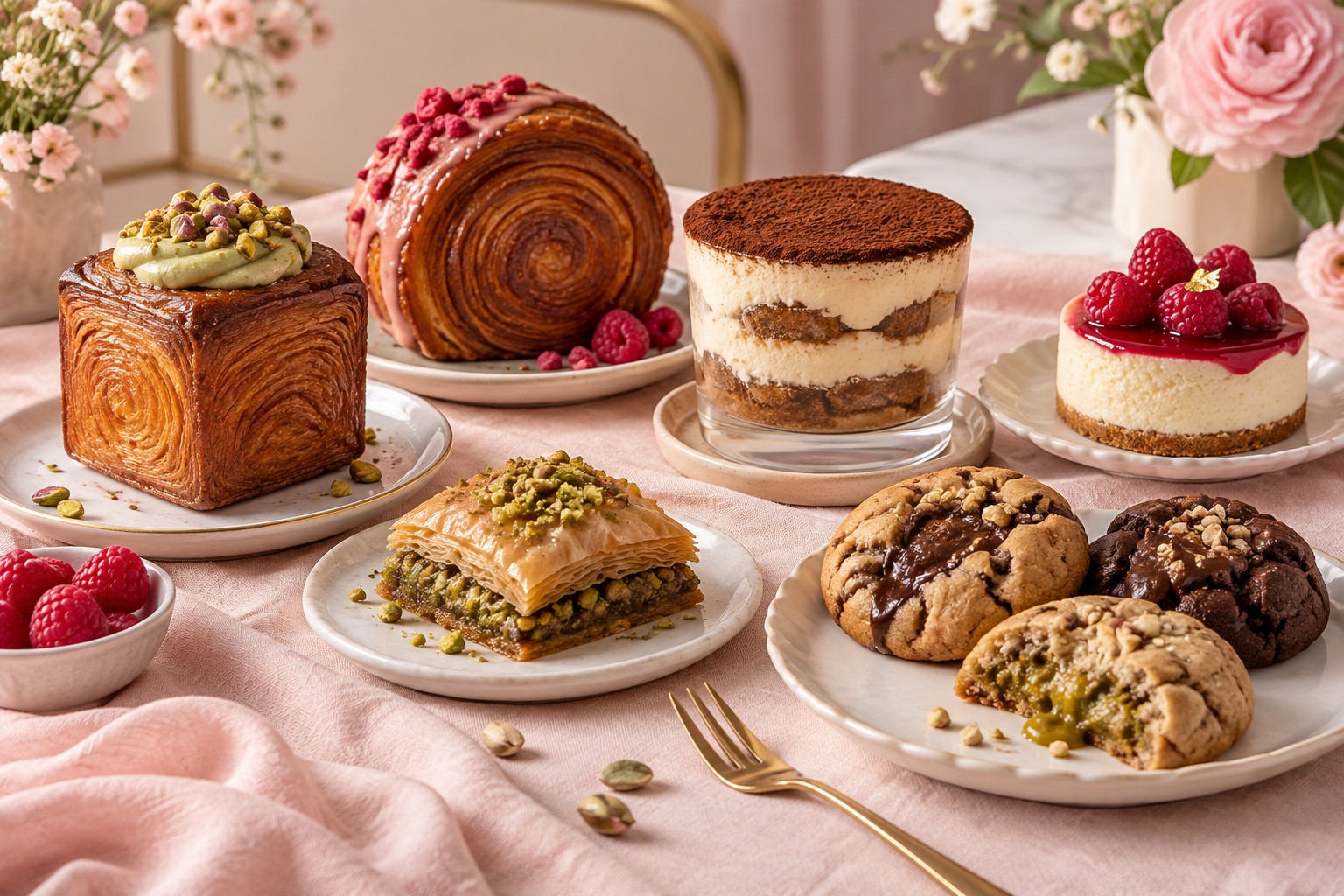 Assorted desserts