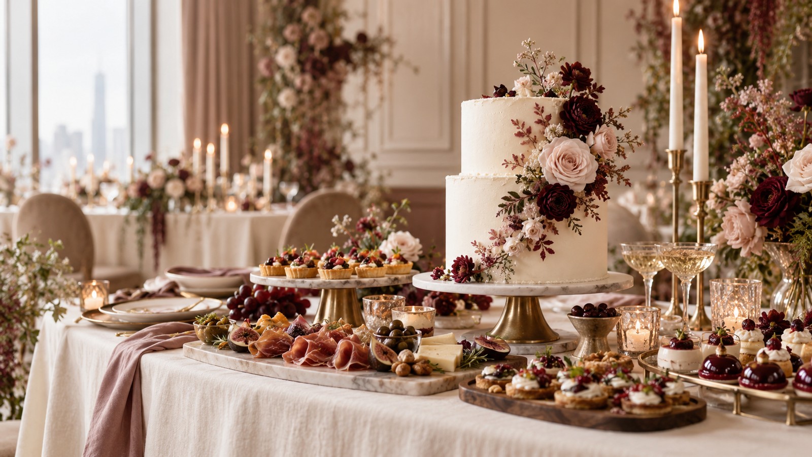 Styled celebration table